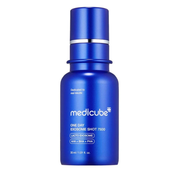 siero viso con microaghi microneedling liquido medicube one day exosome shot 7500