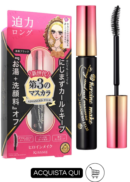 Kiss Me Heroine Make Long & Curl Mascara Advanced Film- mascara waterproof per il mare