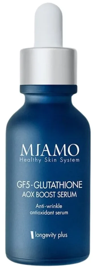 Siero antiossidante viso per l'estate al glutathione gf5 MIAMO GF5 Glutathione- AOX boost serum