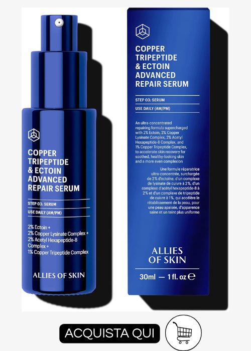 sieri al collagene Allies of Skin Copper Tripeptide & Ectoin Advanced Repair Serum