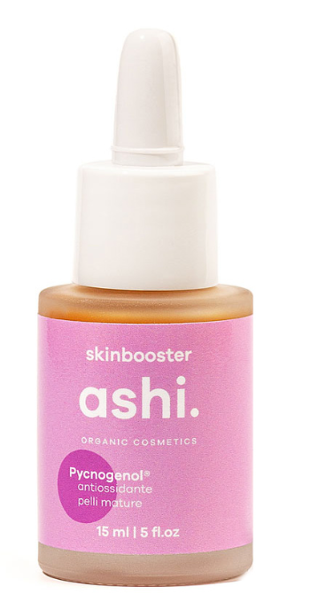 Siero antiossidante viso per l'estate al picnognolo ASHI Skinbooster Pycnogenol