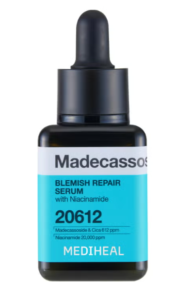 Siero antiossidante viso per l'estate AL MADECASSOSSIDE MEDIHEAL Madecassoside Blemish Repair Serum 