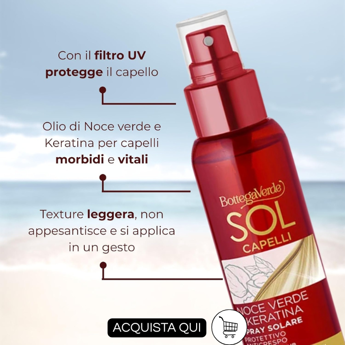 prodotti capelli anticrespo sol di bottega verde spray protettivo 