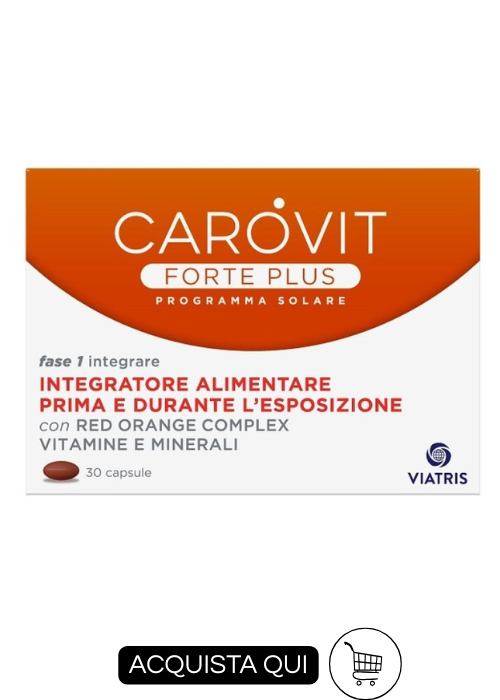 Integratori contro il fotoaging carovit fote plus 