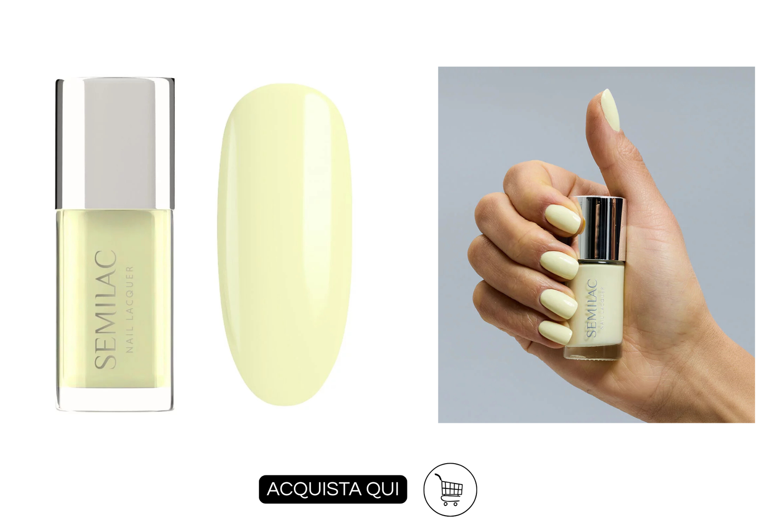 smalto giallo burro semilac 122 butter yellow