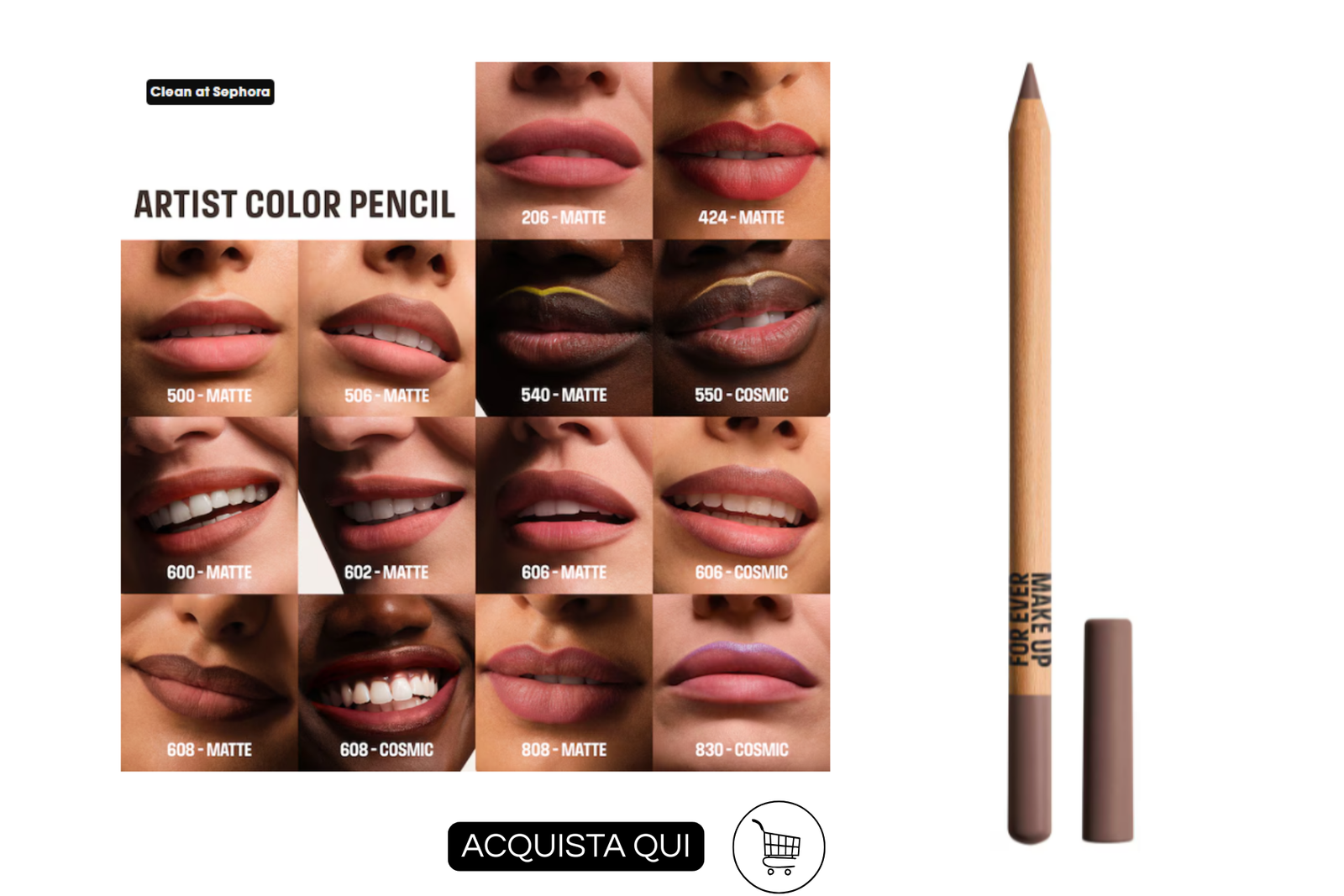 matite labbra nude fredde le proposte di make uo forever e la matita endless cacao