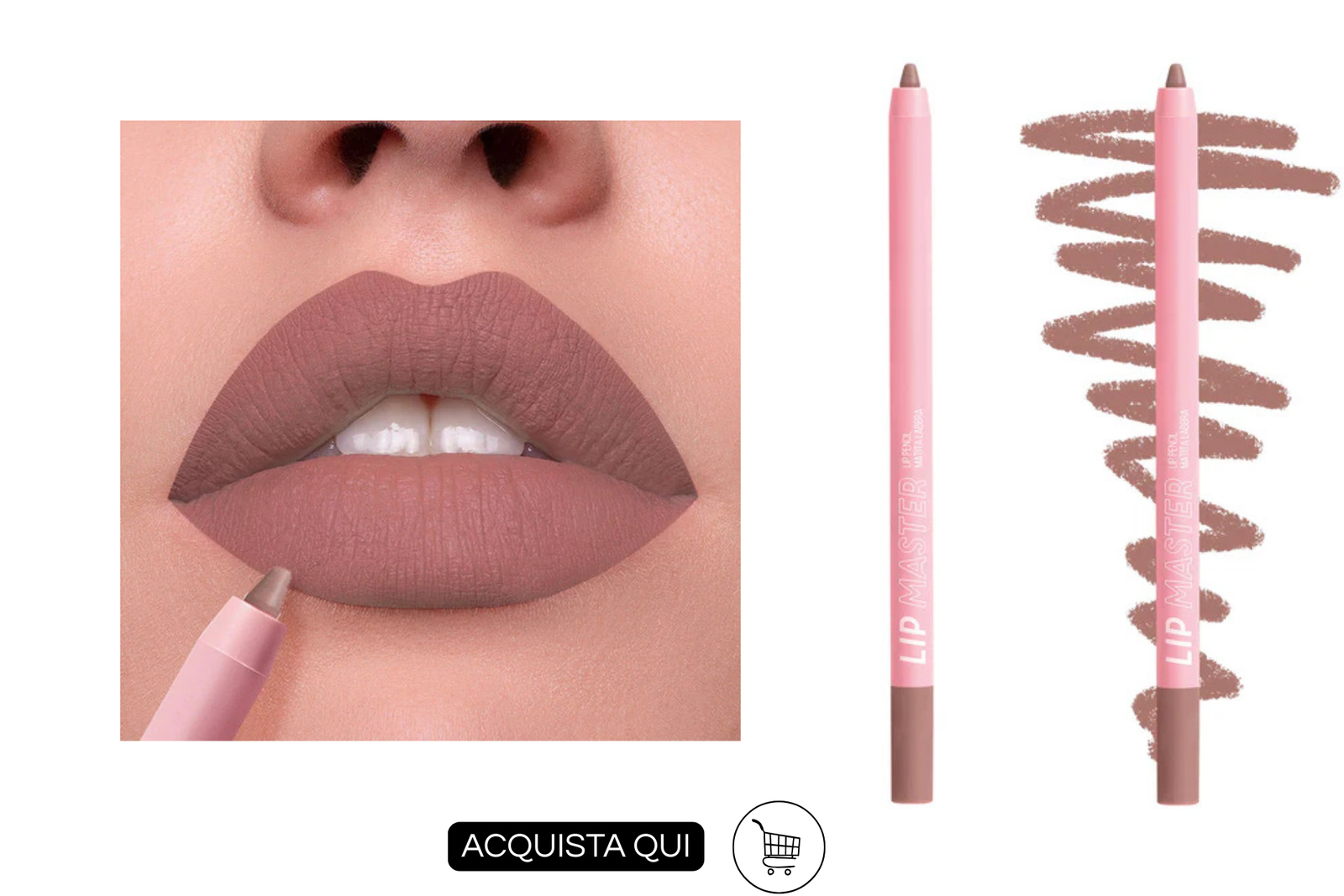 concetto matite labbra nude fredde : Lip Master 16 Choco Milk Mulac