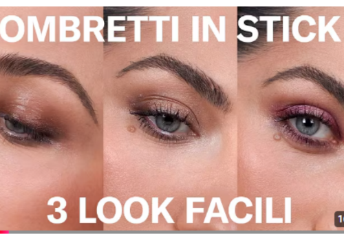 copertina del video di Monia Beauty Pills youtuber beauty che spiega come applicare in 3 modi facili, l'ombretto in stick per un trucco occhi veloce e semplice 