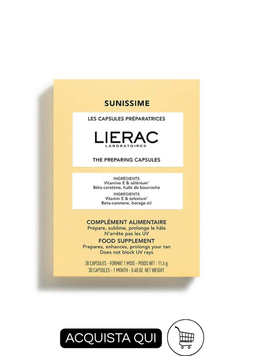 Integratori contro il fotoaging lierac sunissime