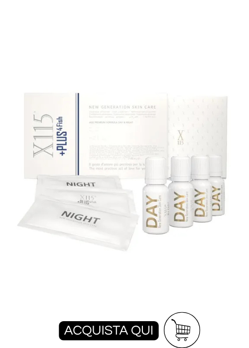 INTEGRATORI ANTIOSSIDANTI E ANTIAGE X115 +PLUS 4 FISH 