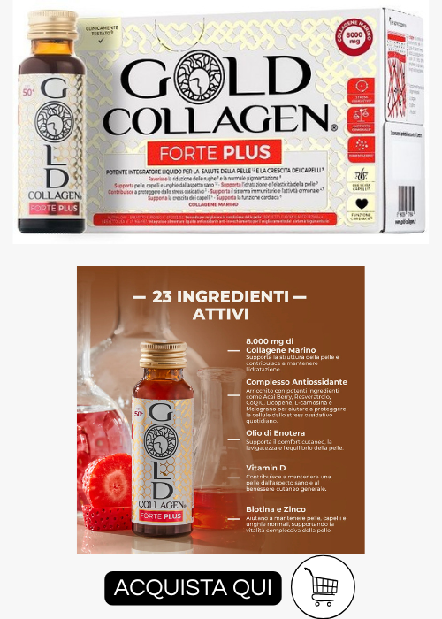 INTEGRATORI ANTIOSSIDANTI E ANTIAGE GOLD COLLAGEN FORTE PLUS 