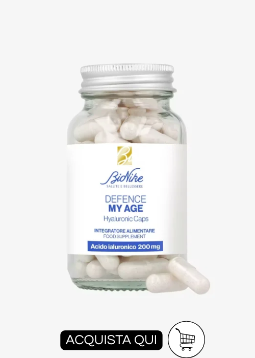 INTEGRATORI ANTIOSSIDANTI E ANTIAGE BIONIKE DEFENCE MY AGE HYALURONIC CAPS 