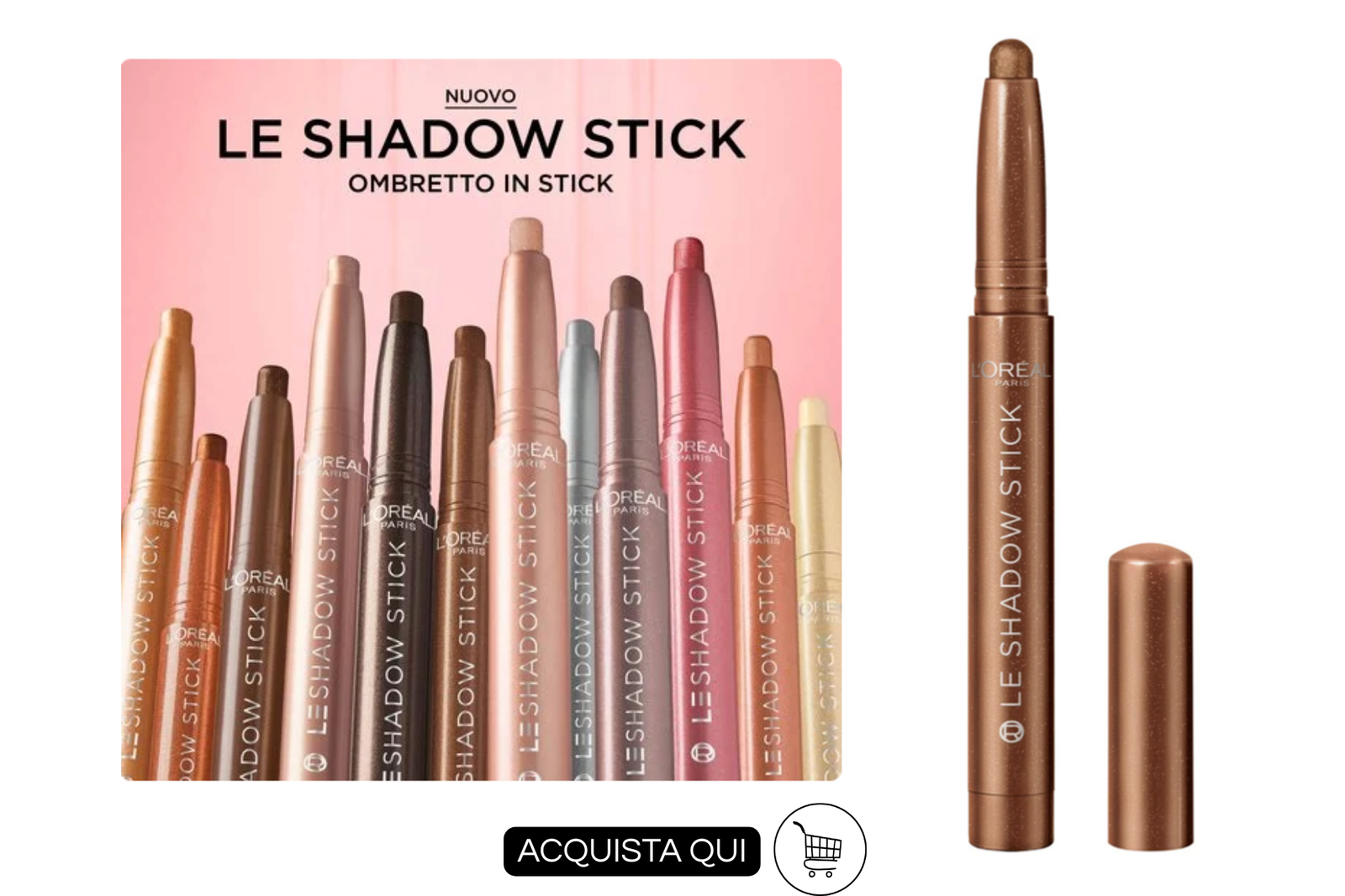 L’Oréal Le Shadow Stick per trucco occhi veloce e semplice 
