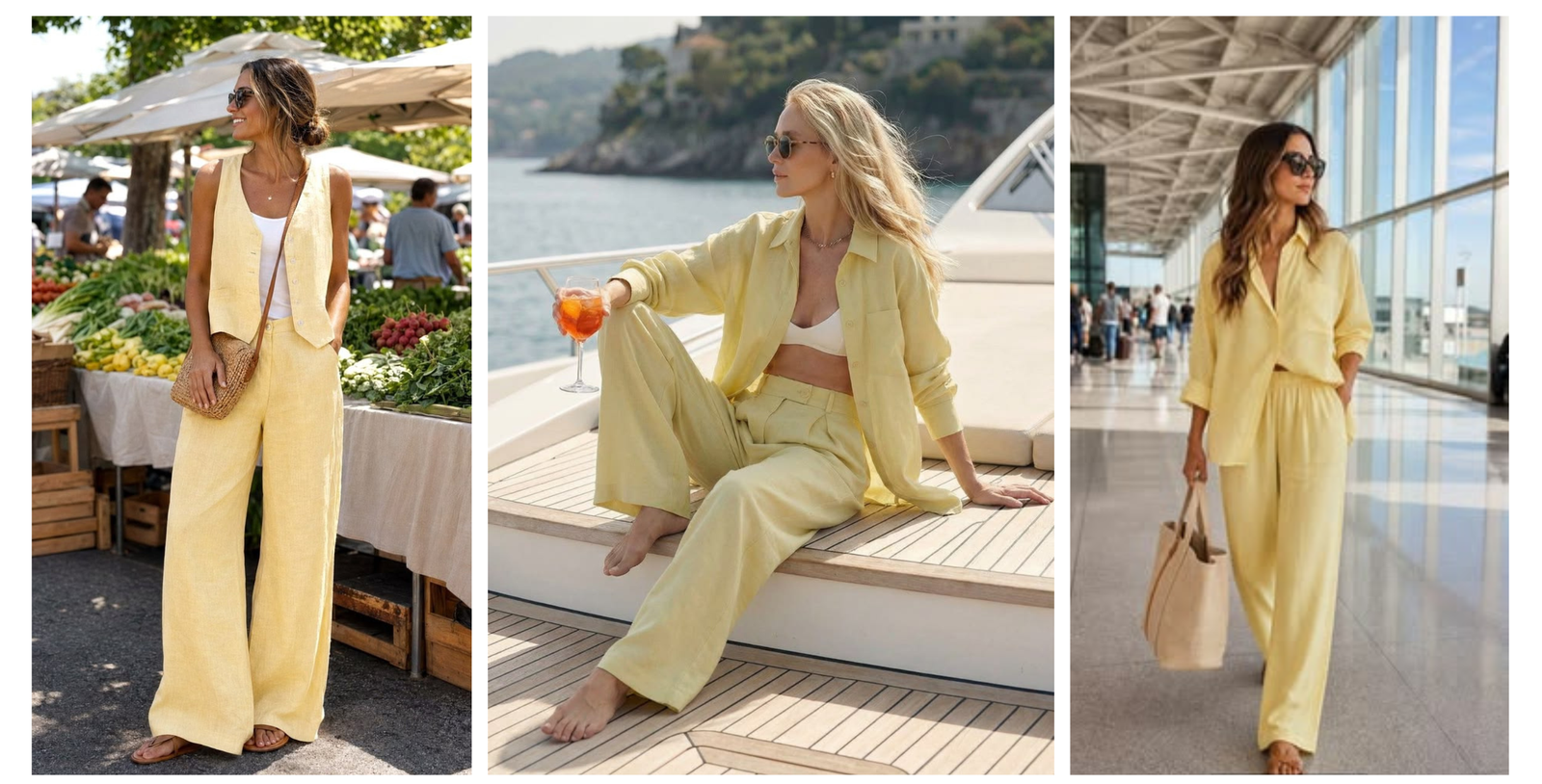 giallo burro estate 2026 idee di outfit e accessori moda 