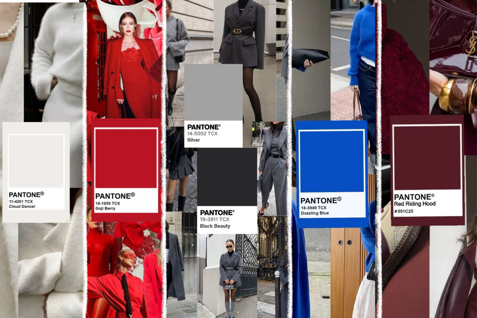 Colori moda autunno inverno 2026 inspo otfit collage