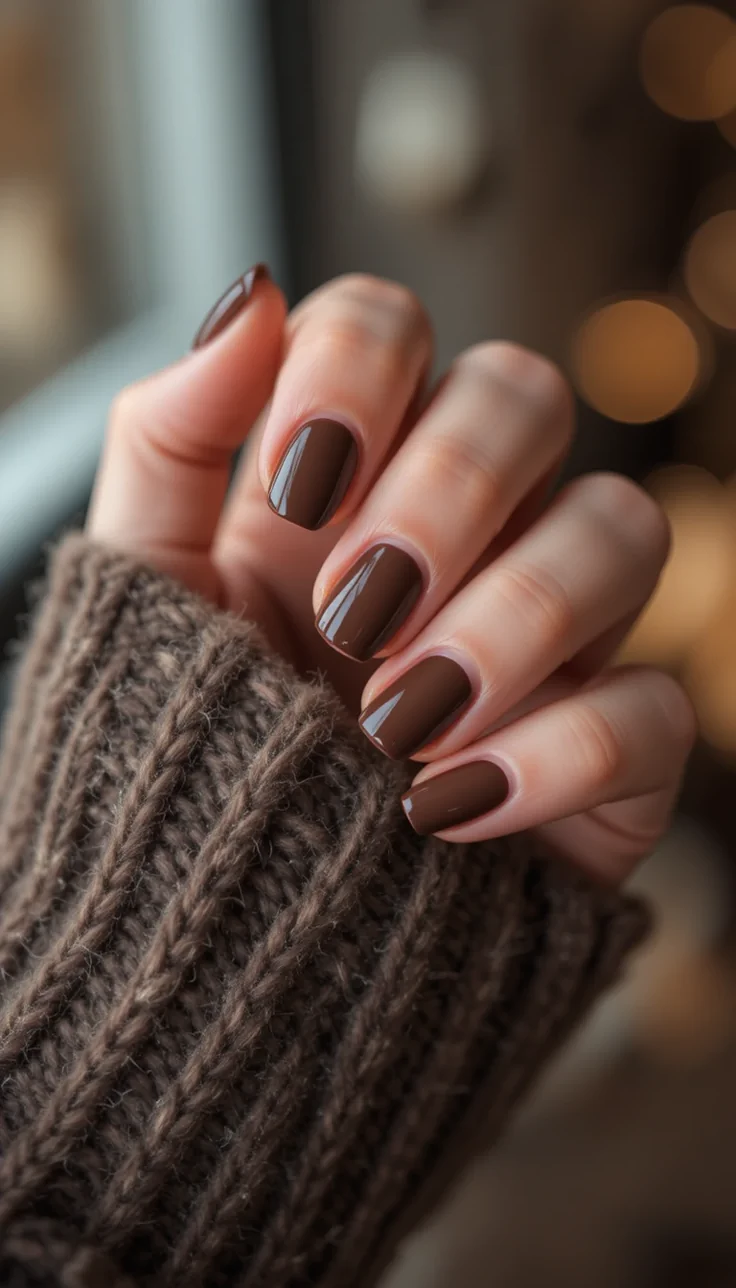 CONCETTO Unghie autunno 2026: inspo manicure marrone moka espresso