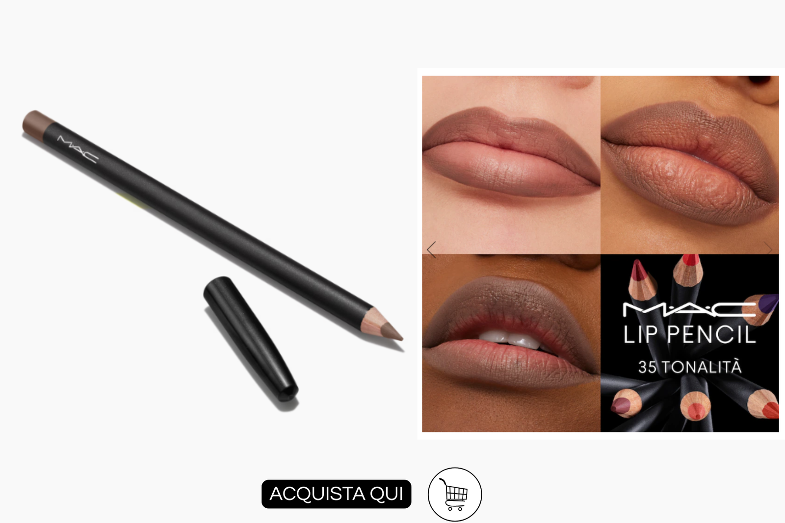 CONCETTO MATITE LABBRA NUDE FREDDE MAC LIP PENCIL STONE