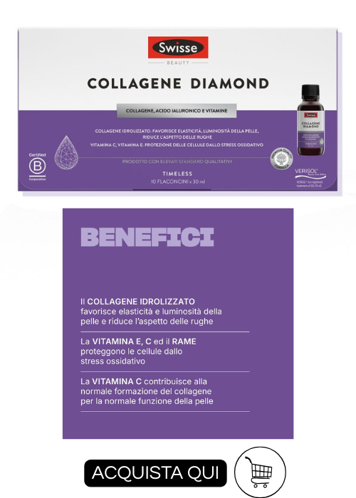 INTEGRATORI ANTIOSSIDANTI E ANTIAGE SWISSE COLLAGENE DIAMOND