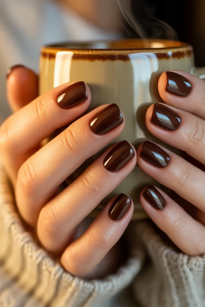CONCETTO Unghie autunno 2026: inspo manicure marrone moka espresso