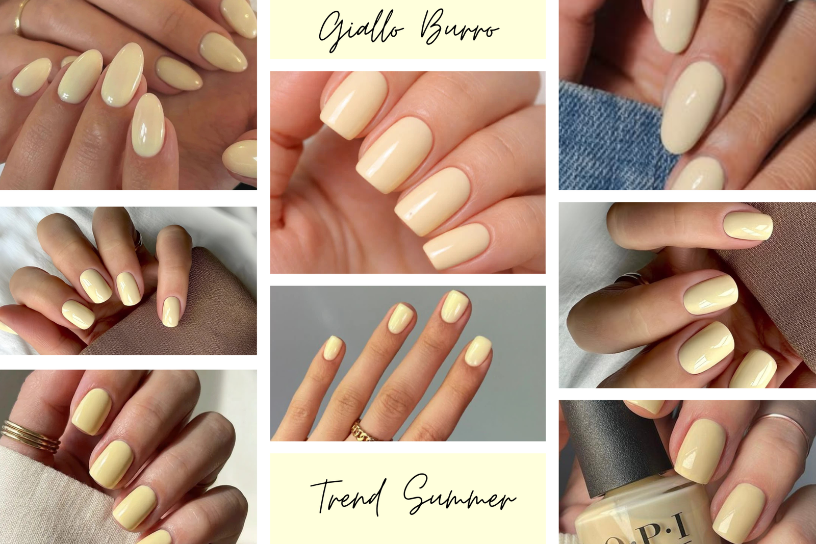 Smalto giallo burro:: inspo manicure per fare le butter yellow nails 
