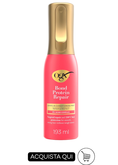 termoprotettore capelli ogx bond protein repair