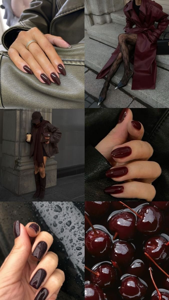 tendenza unghie color vino 2026 