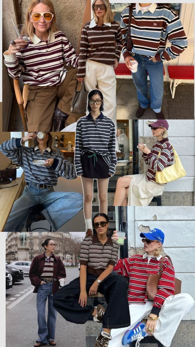 Tendenze moda autunno 2026: inspo outfit con fantasia righe