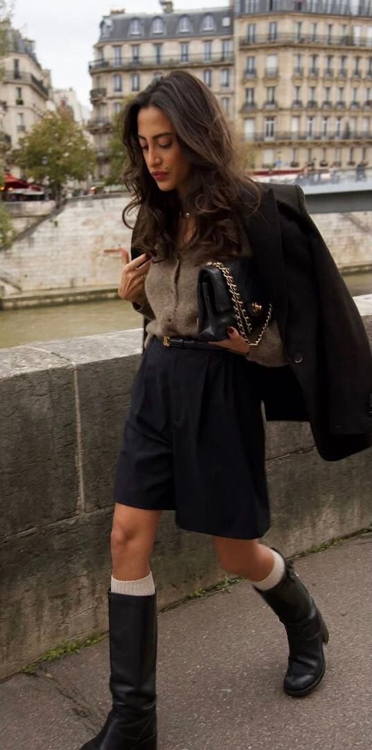 Tendenze moda autunno 2026: outfit con bermuda