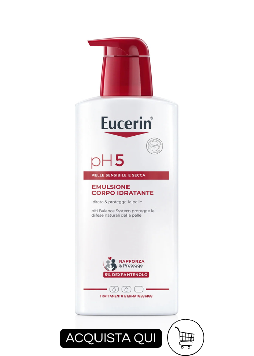 migliori creme corpo idratanti e nutrienti EUCERIN PH5 EMULSIONE CORPO IDRATANTE