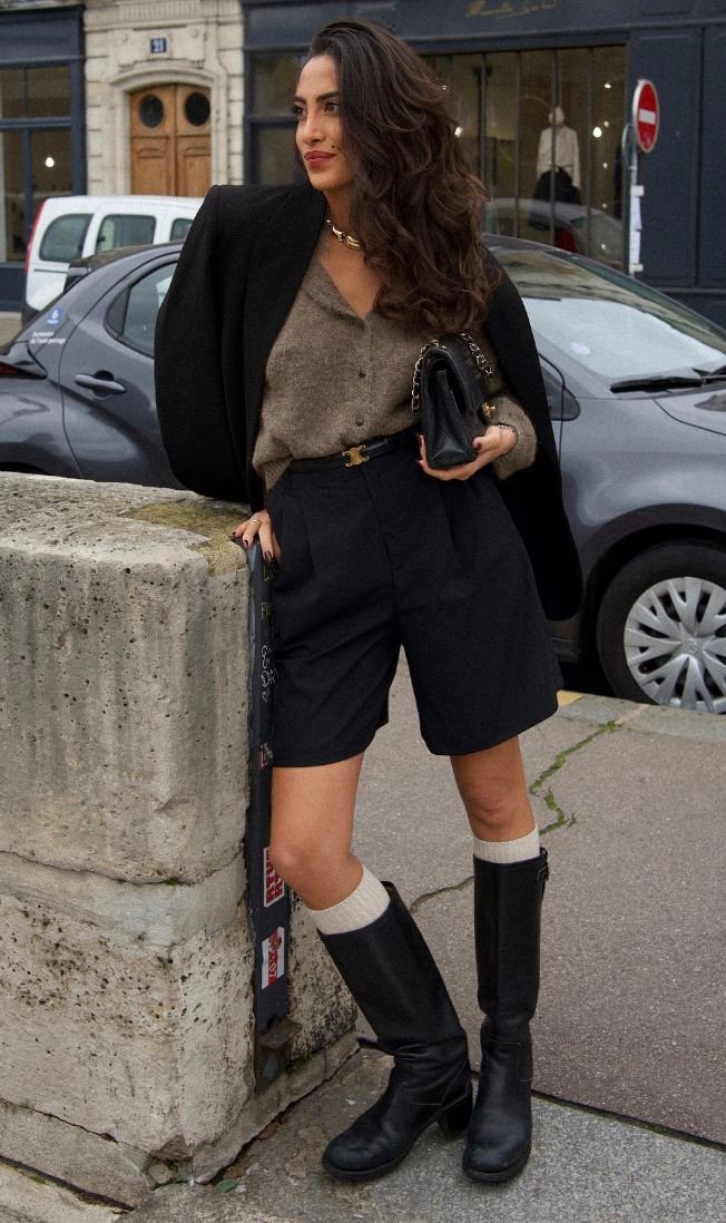 Tendenze moda autunno 2026: outfit con bermuda