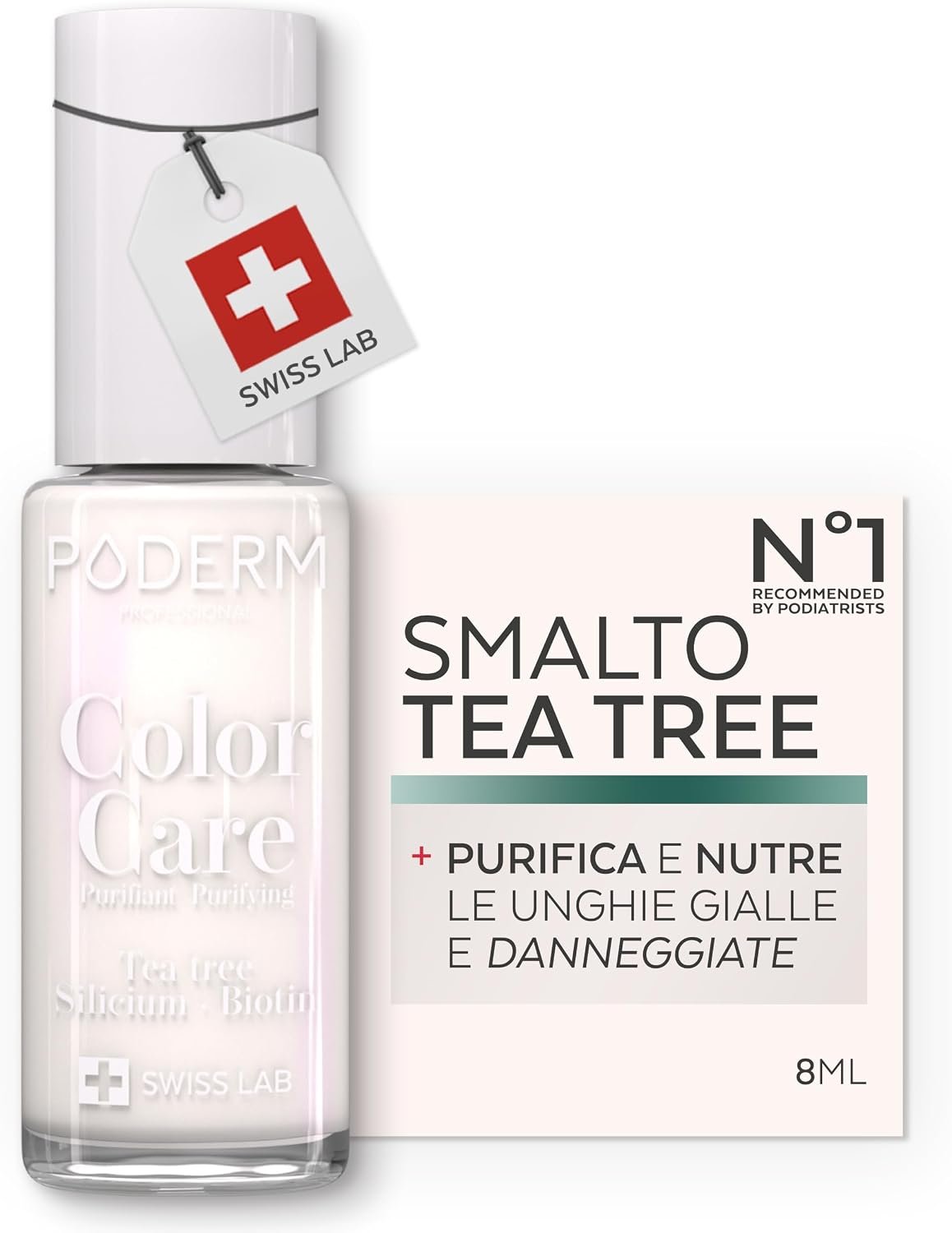 PODERM COLOR CARE Smalto Tea Tree per unghie ingiallite